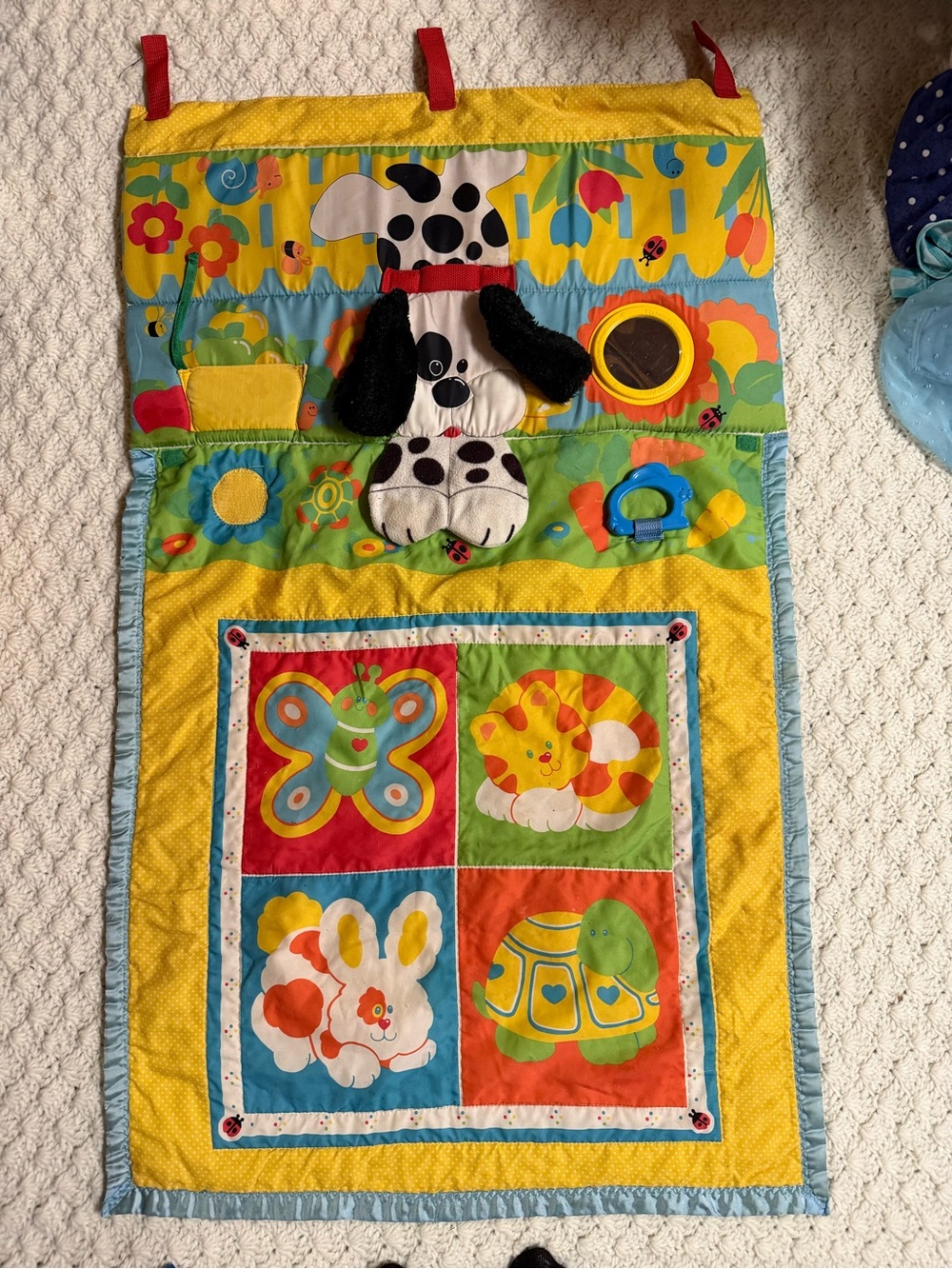 Plush Activity Play Mat for Kids - Yellow, Multicolor